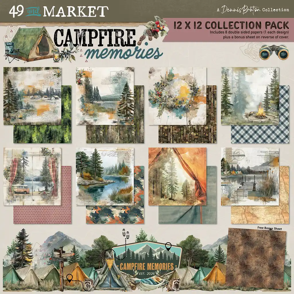 49 & Market Campfire Memories 12 x 12 Collection Pack